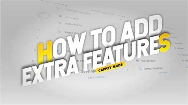 Add-___ (extra features)