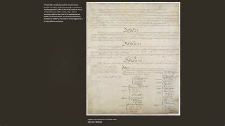 Alter as the US Constitution