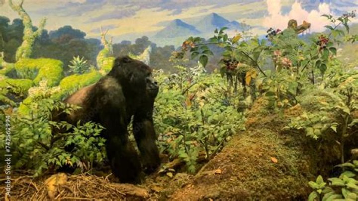Animals such as gorillas