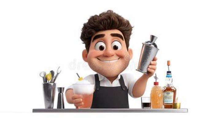 Animated bartender