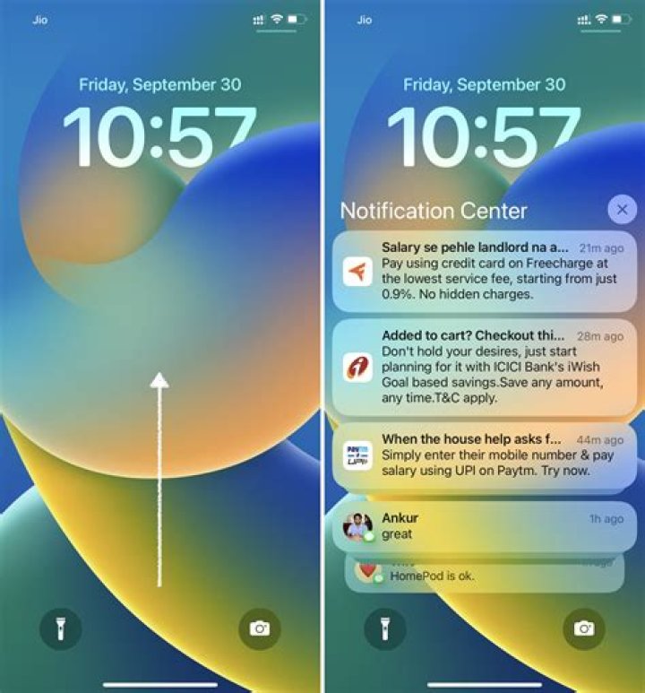 App notification