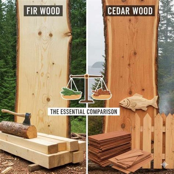 Ash or fir for example