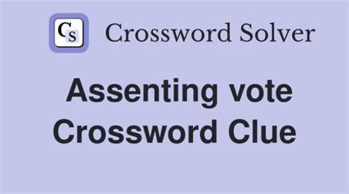 Assenting vote