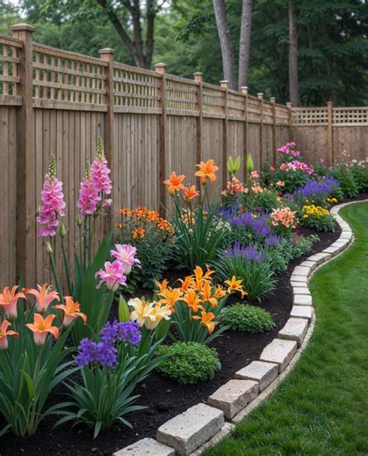 Backyard border