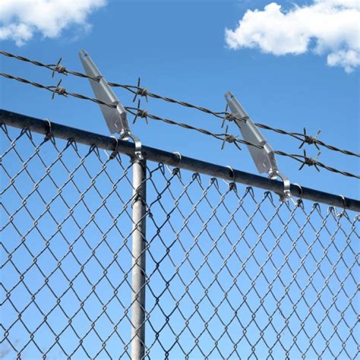 Barbed ___ fence