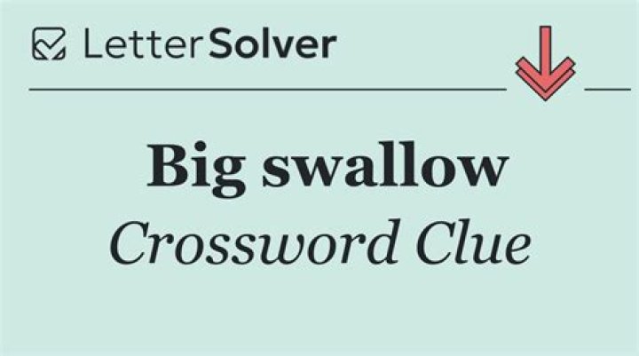 Big swallow