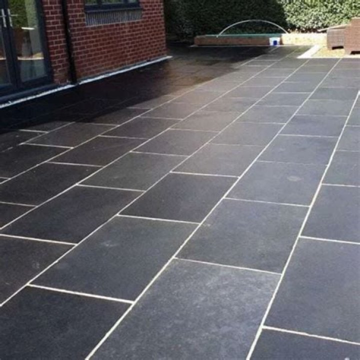 Black paving material