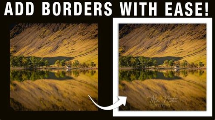 Border around a portrait