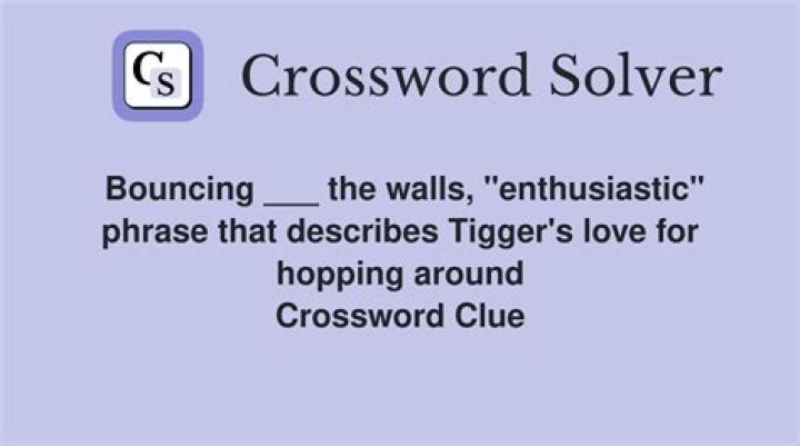 Bouncing ___ the walls