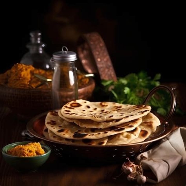 Bread often served with curry