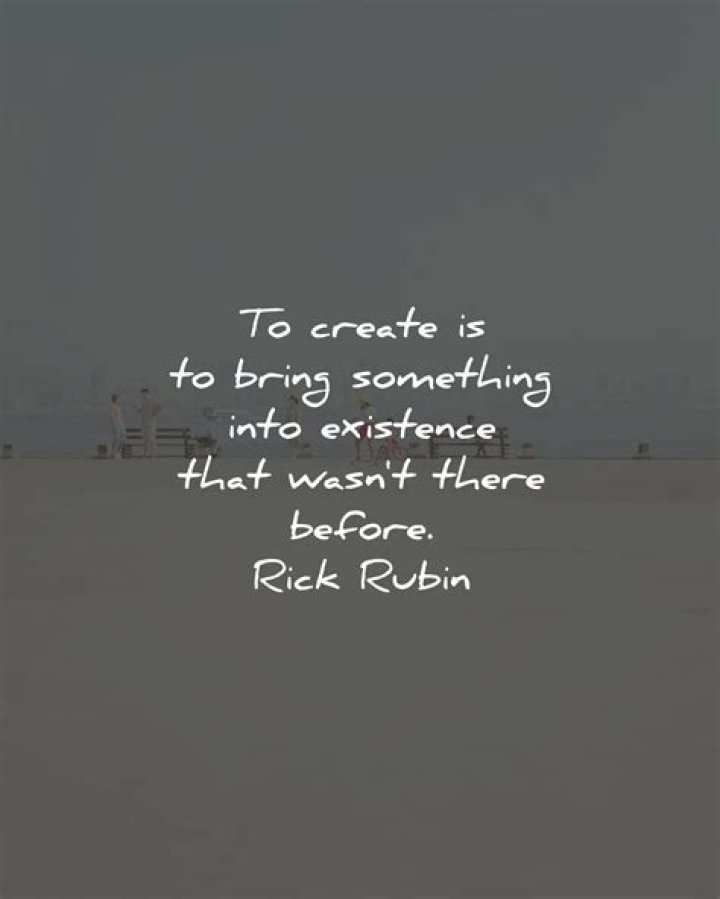 Bring something into existence