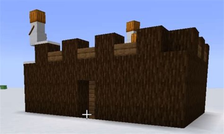 Building material for some winter forts