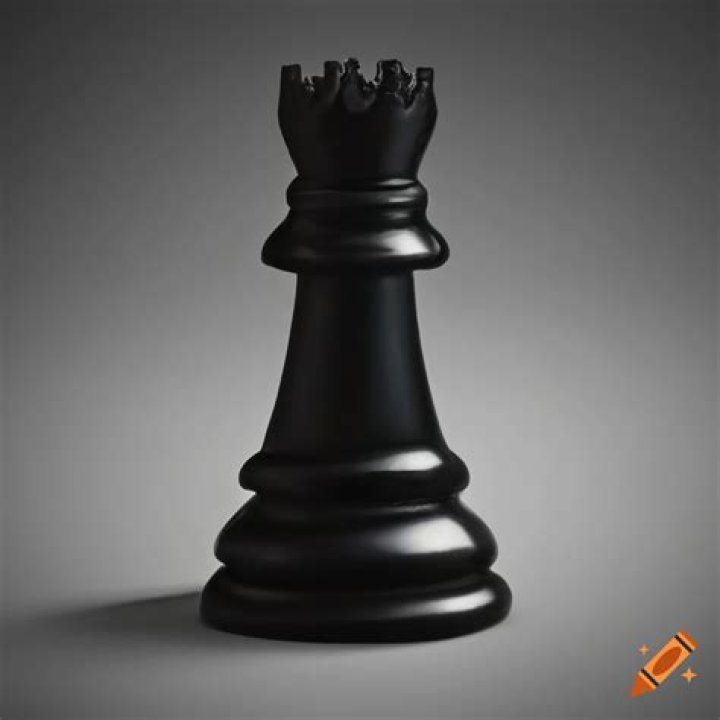 Castle-shaped chess piece