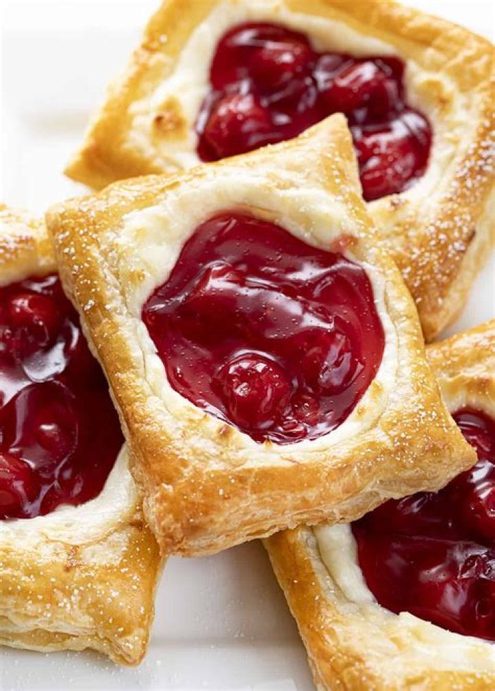 Cherry-filled dessert sometimes