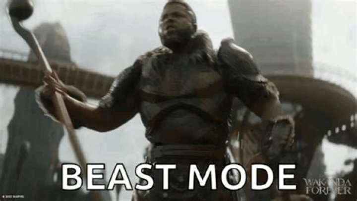 Chest-beating beast
