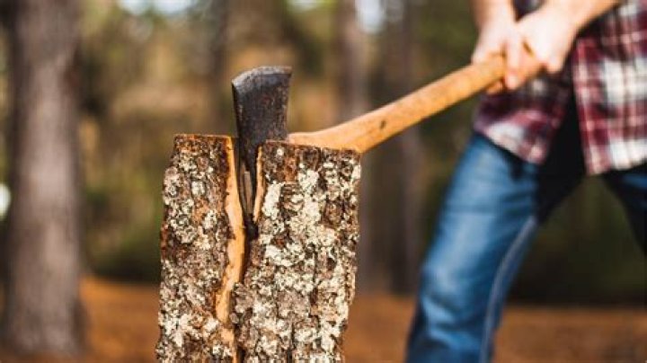Chop with an axe