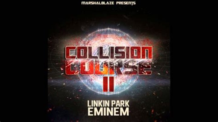 ___ collision course: 2 wds.