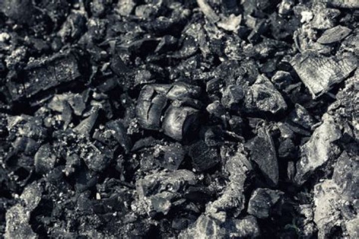 Combustible black rock