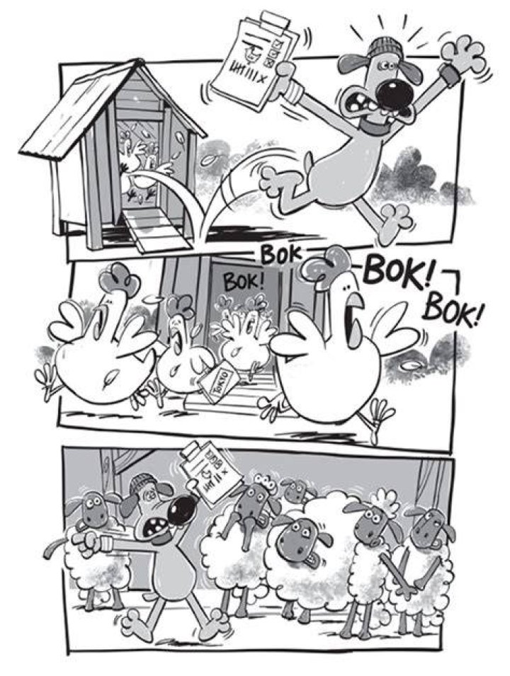 Comic strip segment