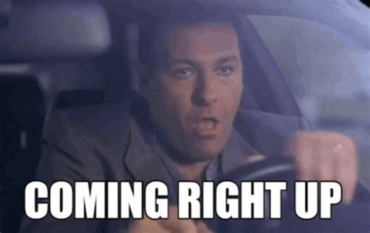 Coming right up