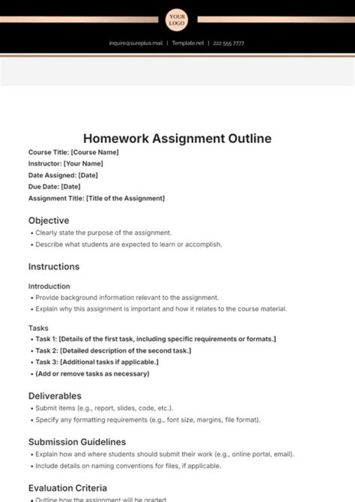 Complete as an assignment