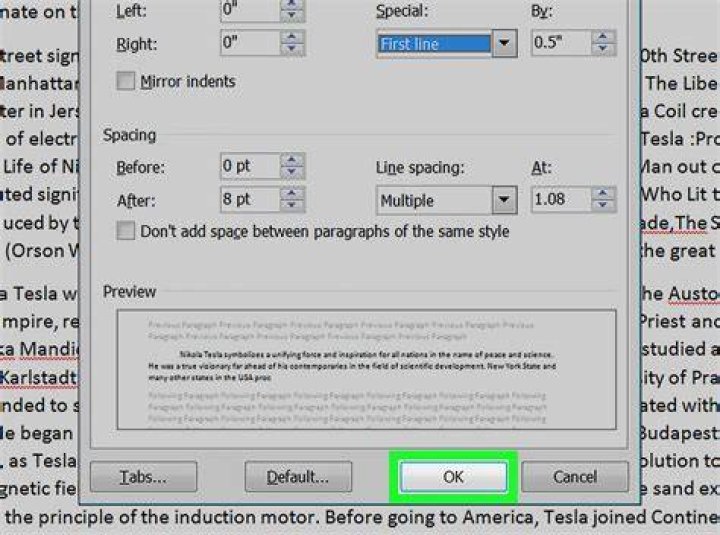 Computer key used for indenting