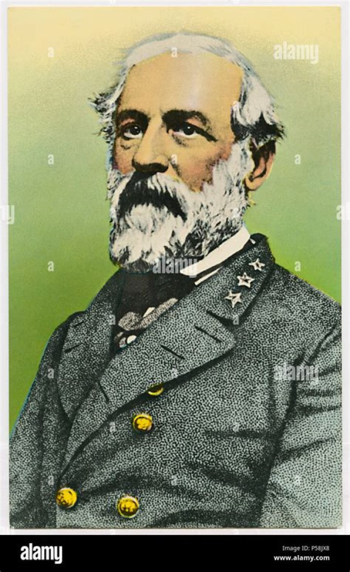 Confederate general Robert E. ___