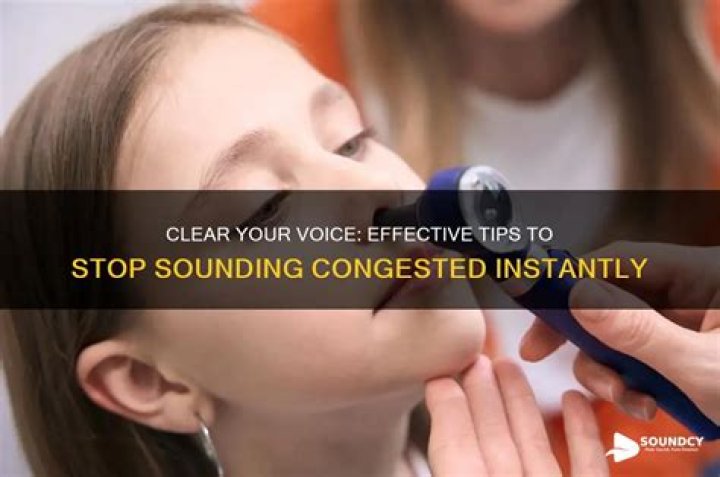 Congested-sounding