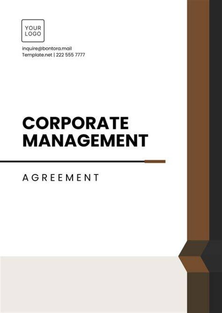 Corporate agreement