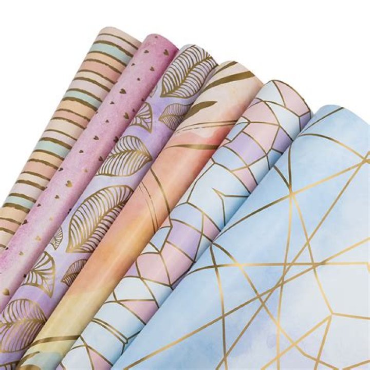 Cover with gift paper