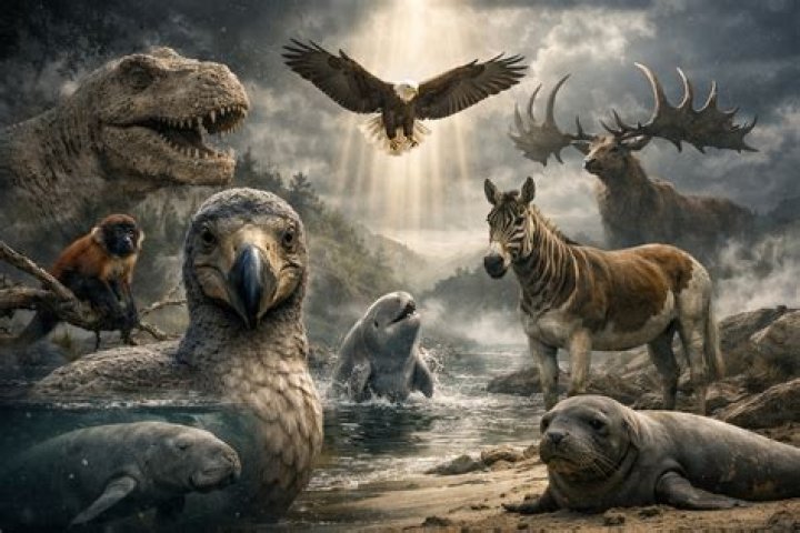 Dead as a ___ (completely extinct)