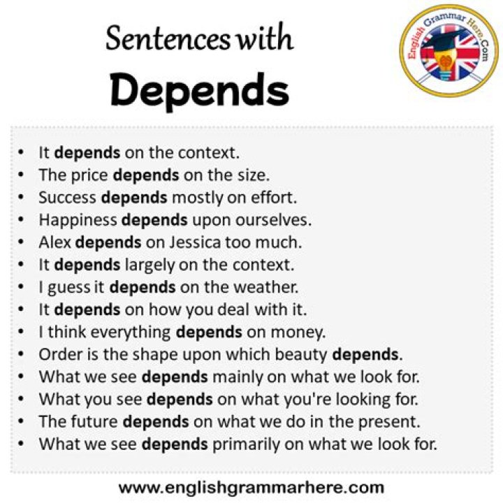 Depends (on)