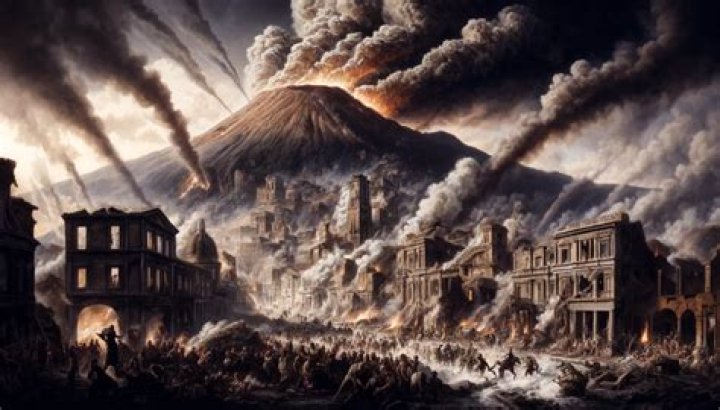Destructive event from Mount Vesuvius