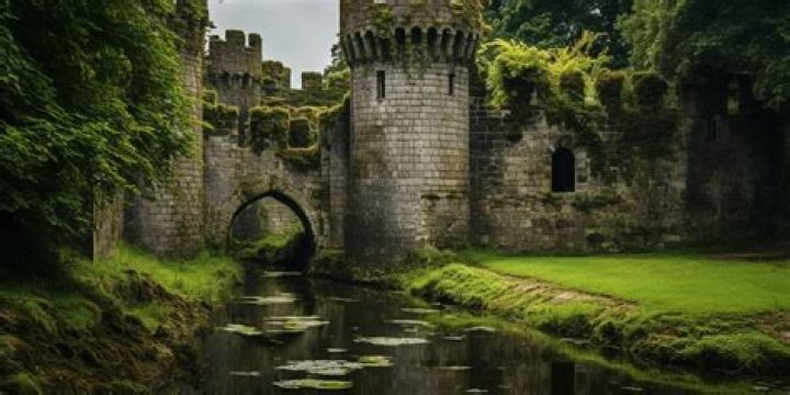 Ditches around castles
