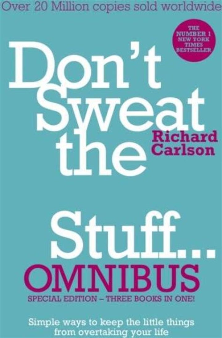 Don't ___ the small stuff