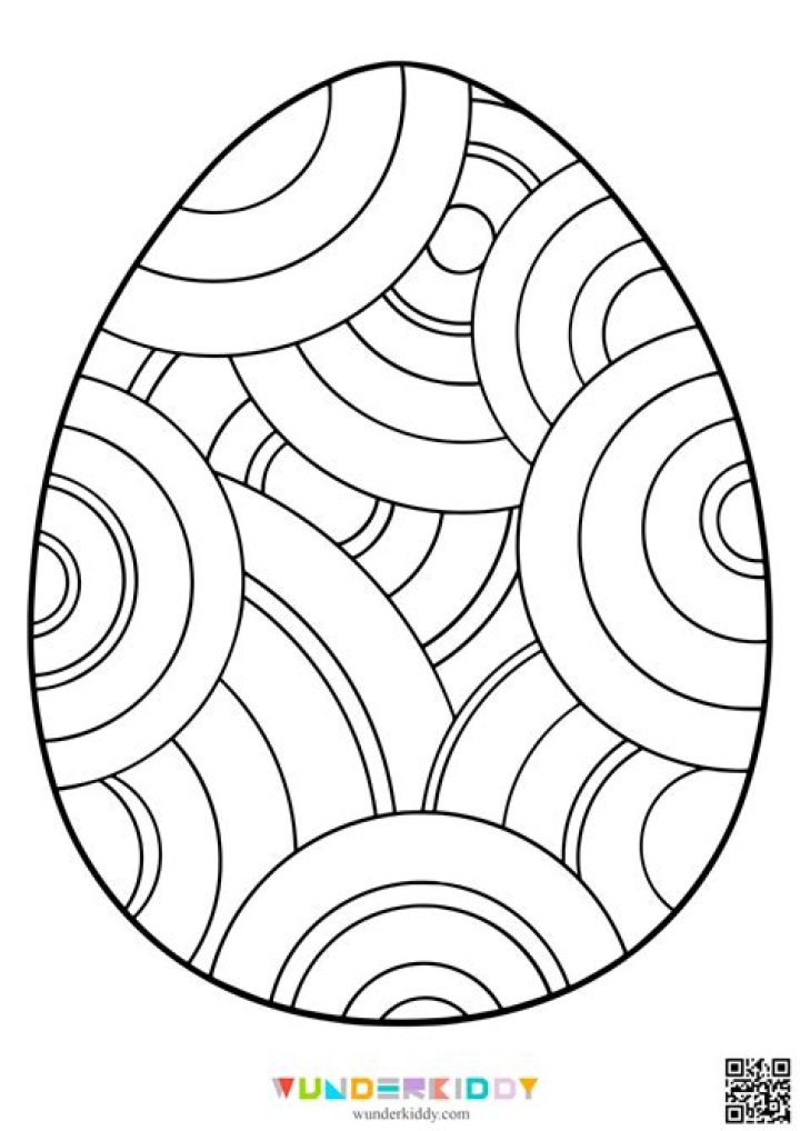 Easter egg colorings