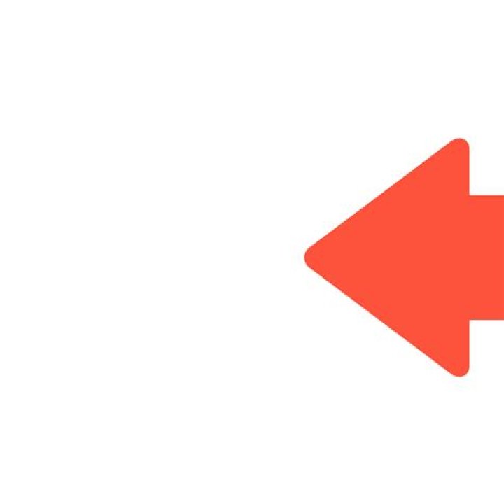 Email button with a left-pointing arrow