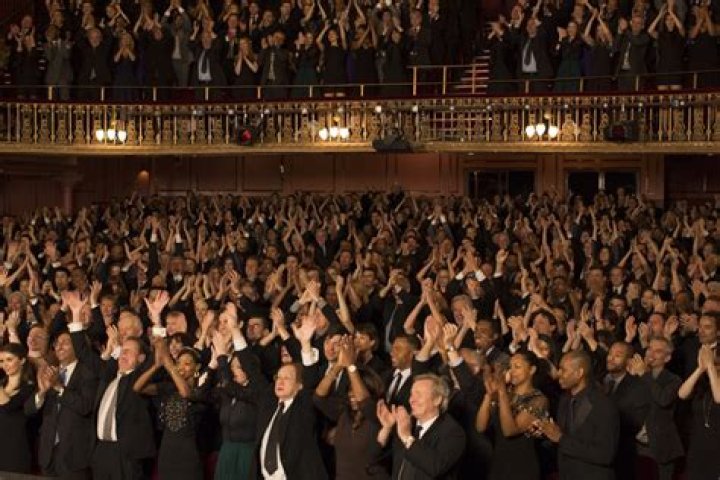 Ended a standing ovation