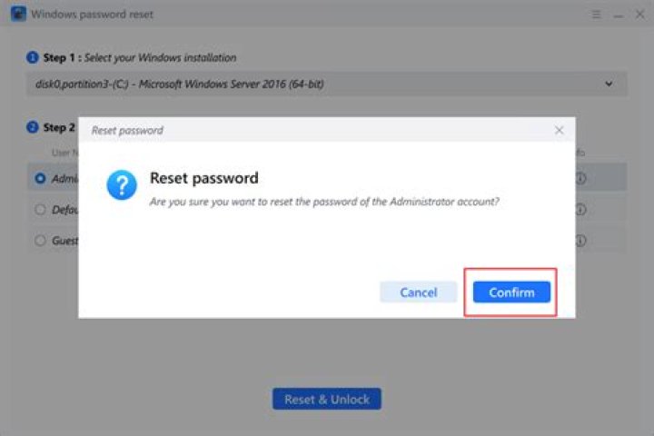 Enter a password say