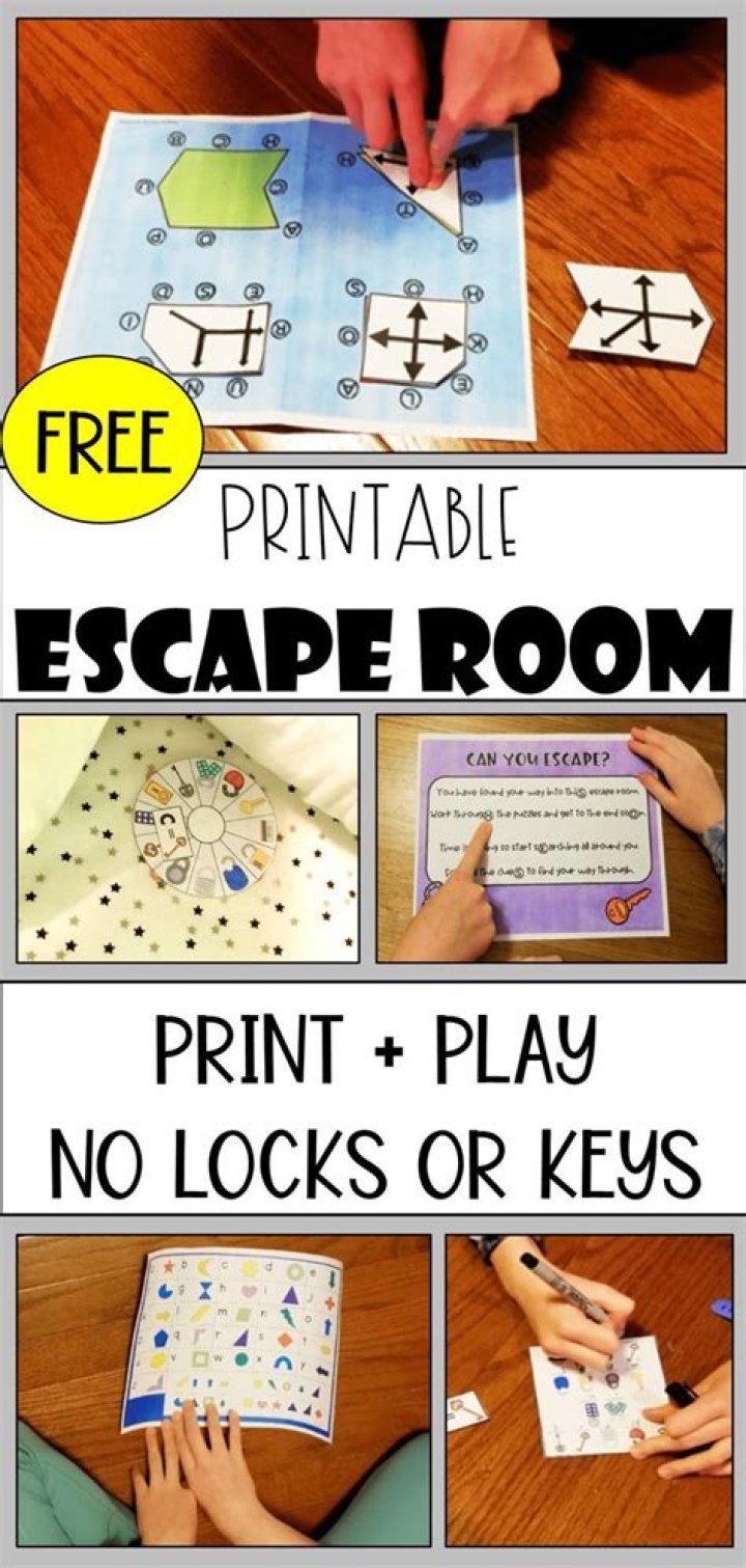 Escape ___ (activity with clues)
