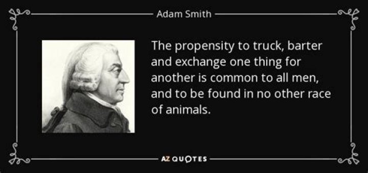 Exchange one thing for another