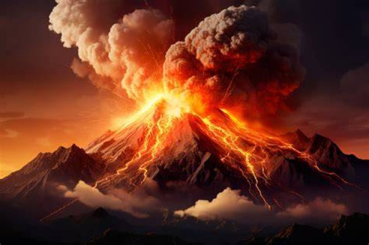 Explode like a volcano