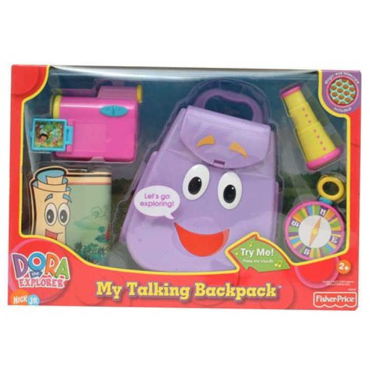Explorer with a talking backpack