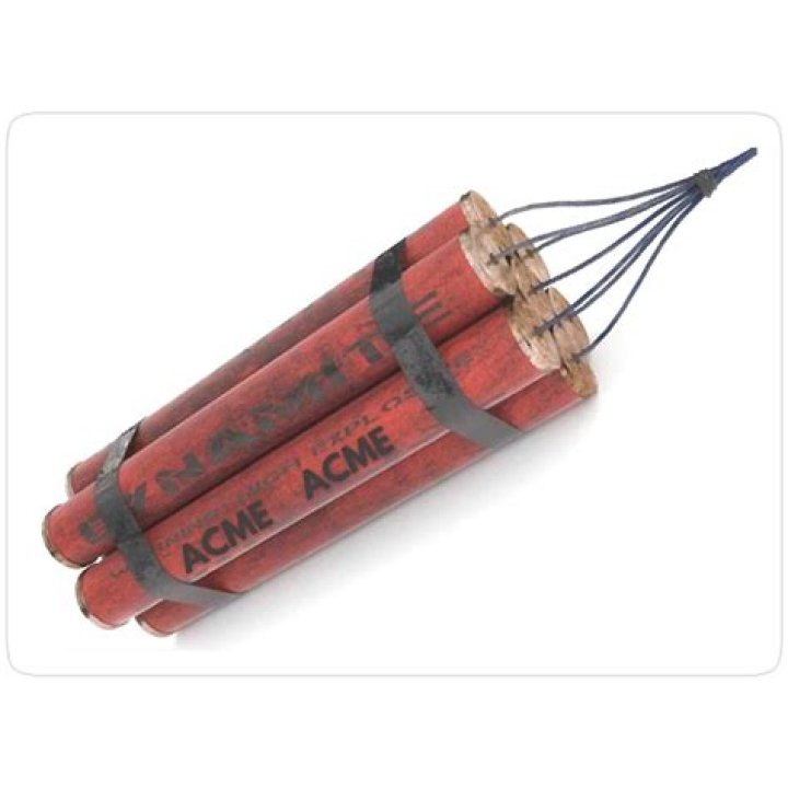 Explosive in sticks: Abbr.