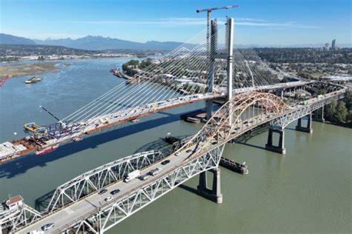Extend across as a bridge