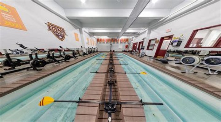 Facility with rowing machines