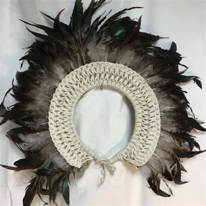 Feather ___ (flashy neckwear)