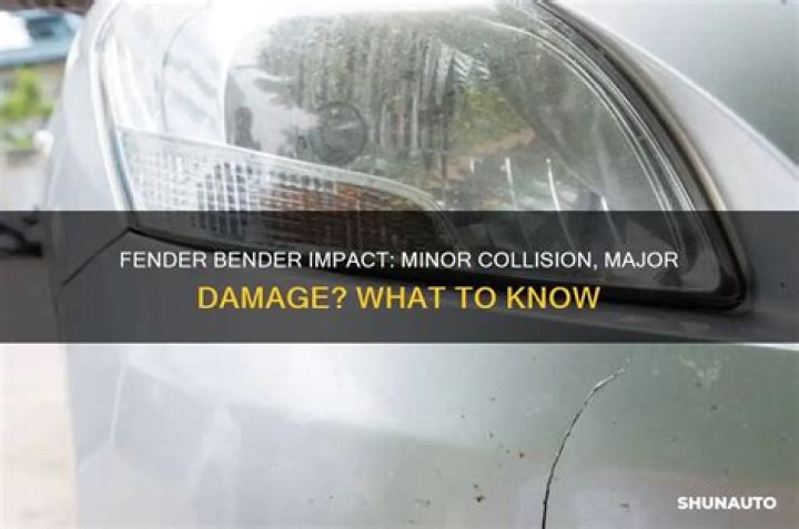 Fender bender damage