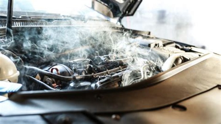Filthy stuff on a car engine