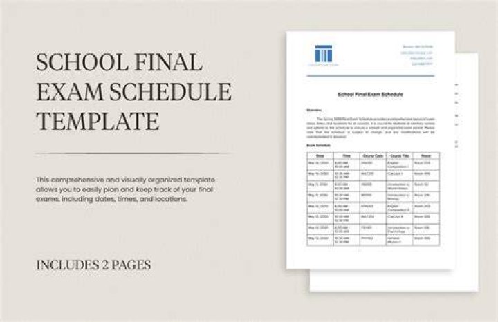 Final exam for example